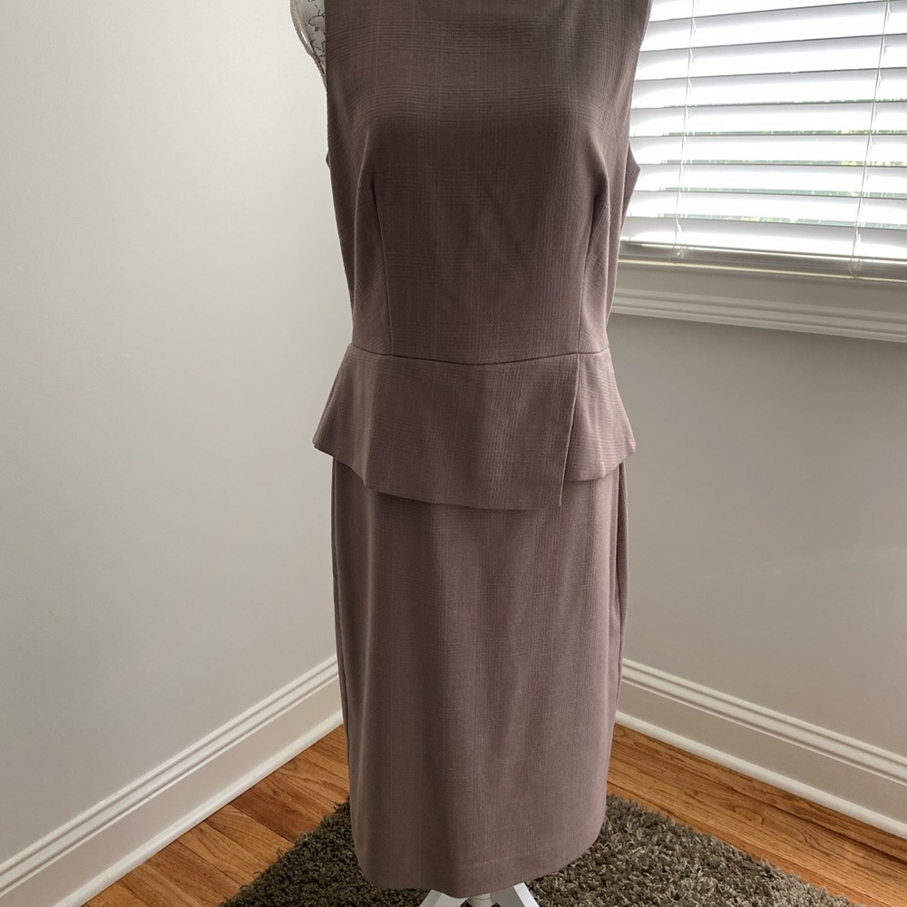 Ann Taylor peplum sheath dress